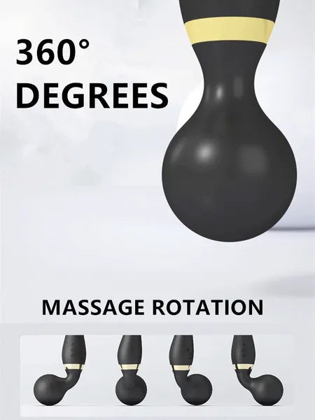 Quiet Vibration Massage Wand with 20 Modes