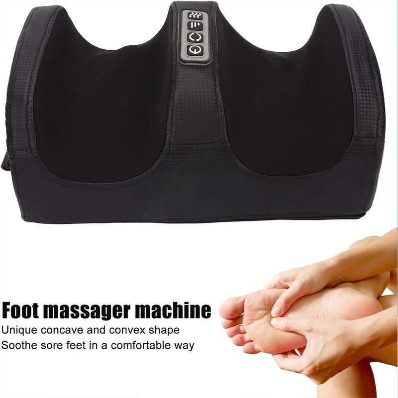 Foot Massager with Heat Function and 360° Kneading