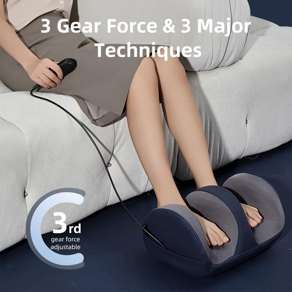Electric Shiatsu Foot Massager with Heat & Calf Roller