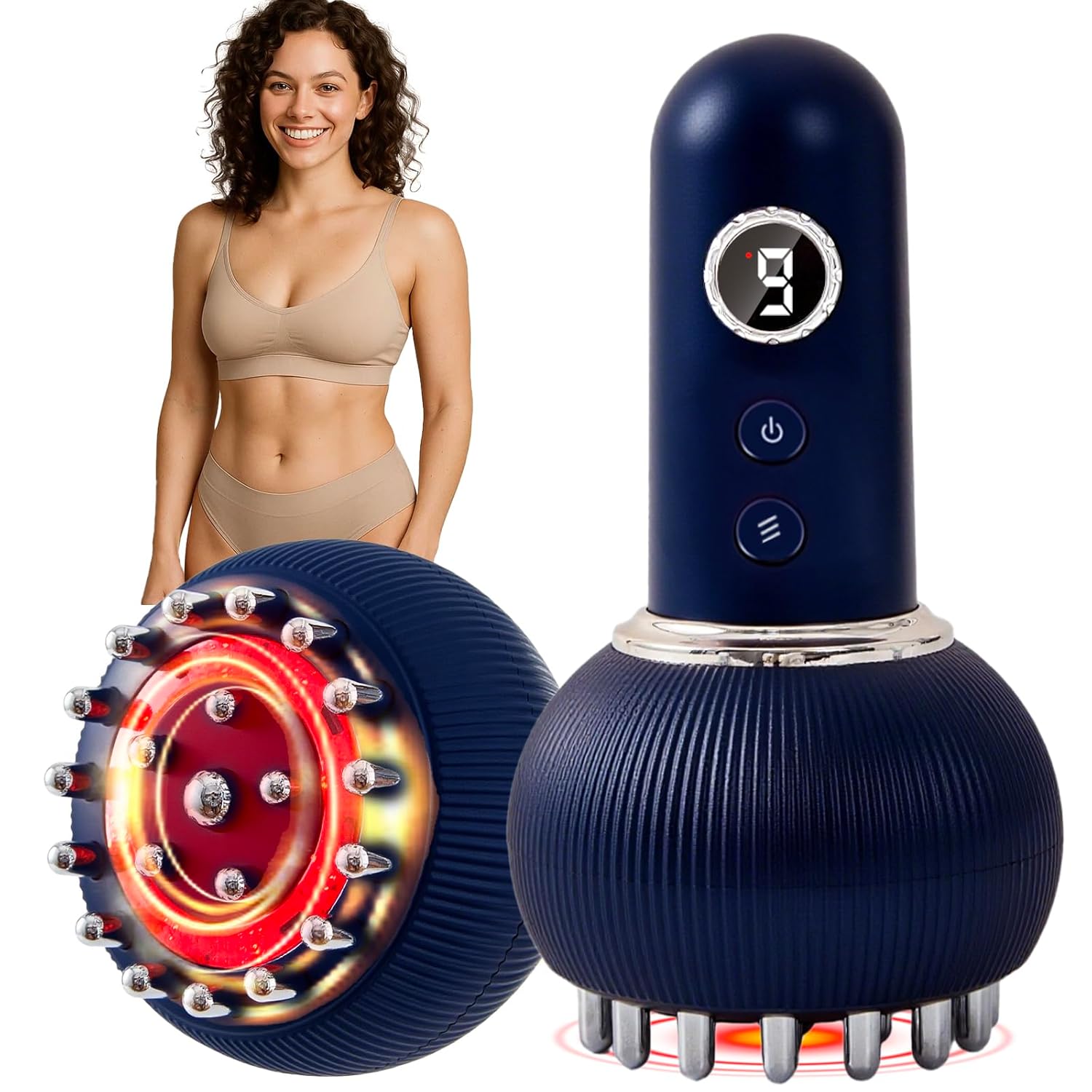 Lymphatic Drainage Massager & Anti Cellulite Massage Tool,
