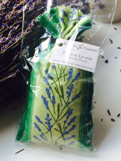 French Lavender- Authentic dried lavender flowers in colourful bags
