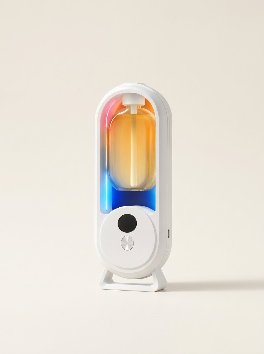 Aromaglow Aromatherapy Diffuser – Digital Display, Color Lights