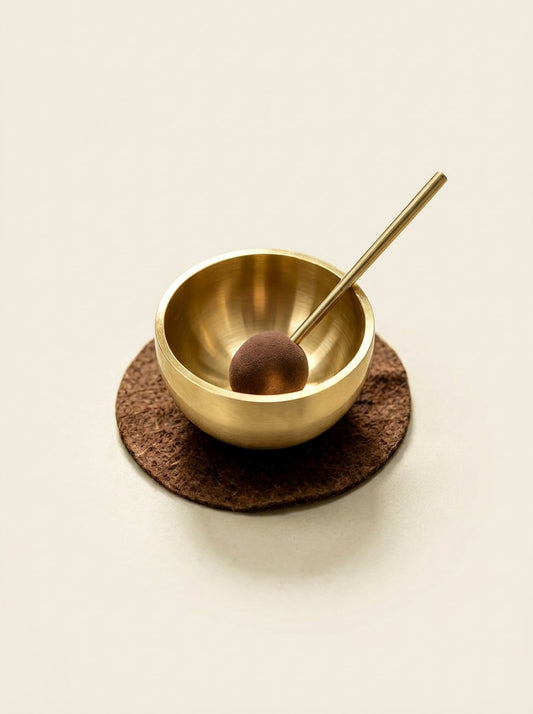 Tonebloom Mini Brass Singing Bowl – Sound Therapy Ornament