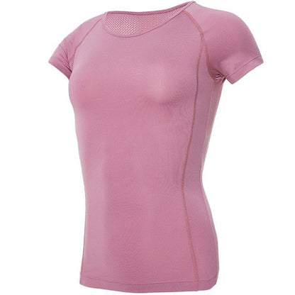 Quick Dry Short Sleeve Sports T-Shirt Gym Clothes Yoga Shirt Workout Tops For Women Fitness