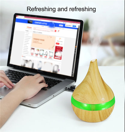 Electric Aroma air diffuser wood