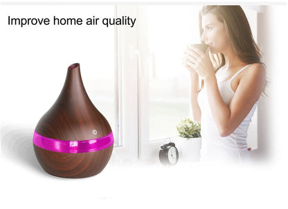 Electric Aroma air diffuser wood