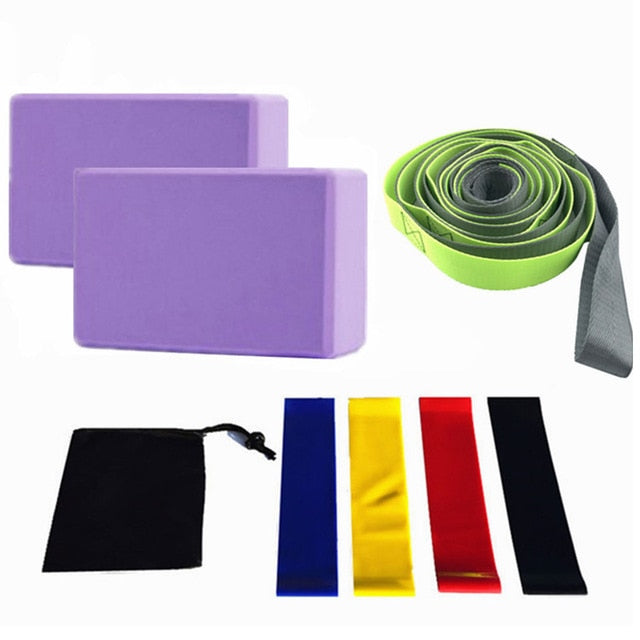 Yoga Bolster Set: 8pcs
