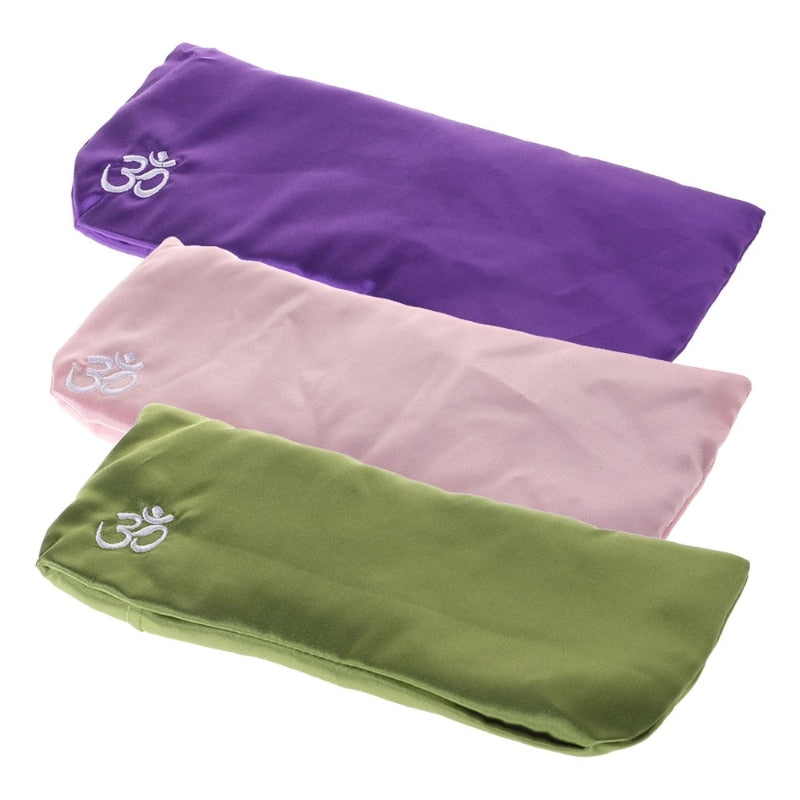Yoga Eye Pillow: Silk Cassia Seed Lavender