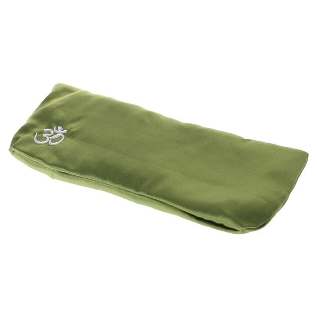 Yoga Eye Pillow: Silk Cassia Seed Lavender