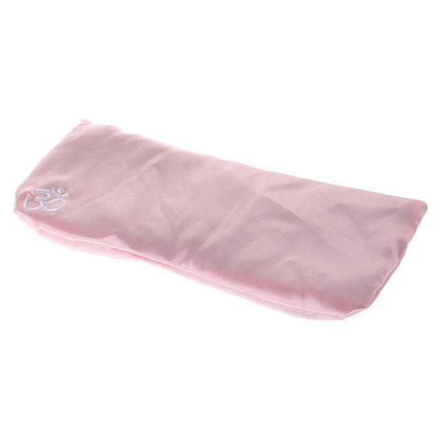 Yoga Eye Pillow: Silk Cassia Seed Lavender