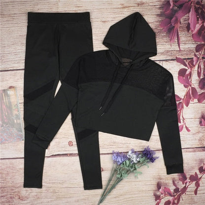 Yoga Top + Sports Pants Sport Suit