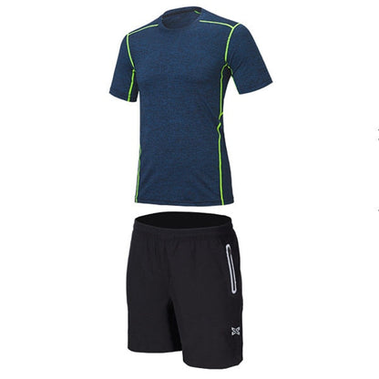 Reflective Men Sports Running Set