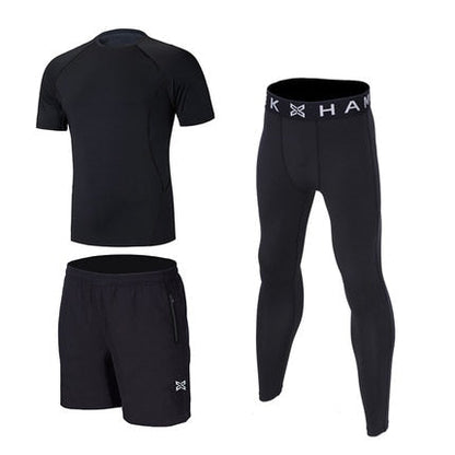 Reflective Men Sports Running Set