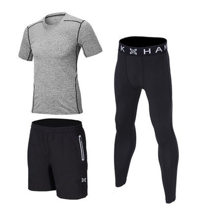 Reflective Men Sports Running Set