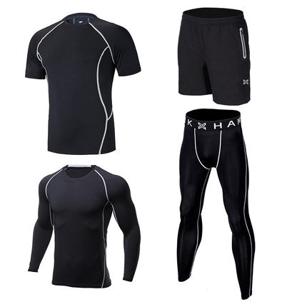 Reflective Men Sports Running Set