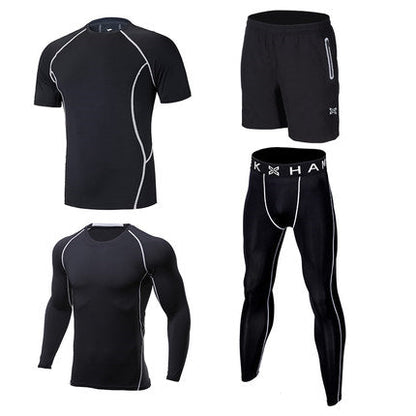 Reflective Men Sports Running Set