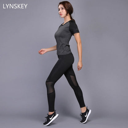 Compressed Yoga Leggings Sport Suit