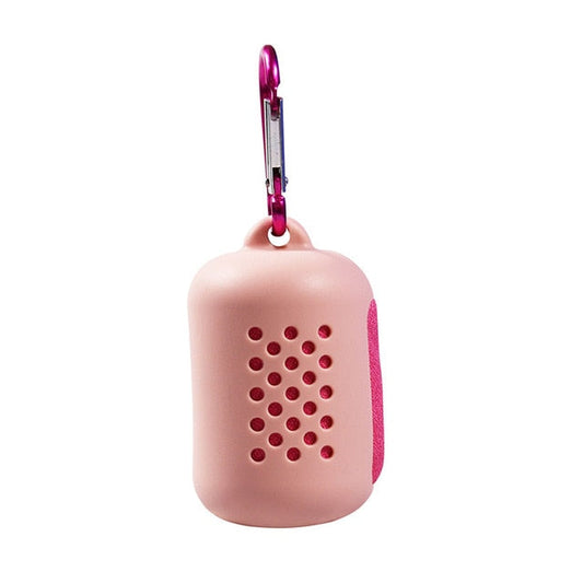 Portable Silicone Case Towel