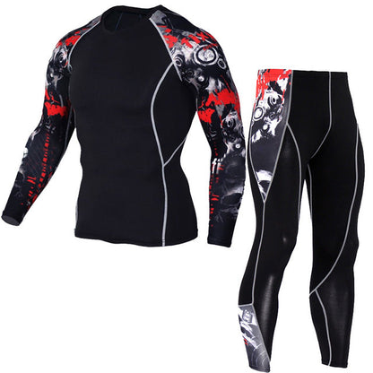 Compression Shirt + Pants Skin-Tight Suit