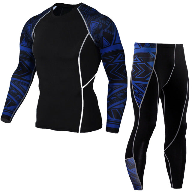 Compression Shirt + Pants Skin-Tight Suit