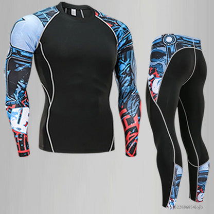 Compression Shirt + Pants Skin-Tight Suit