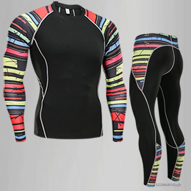 Compression Shirt + Pants Skin-Tight Suit