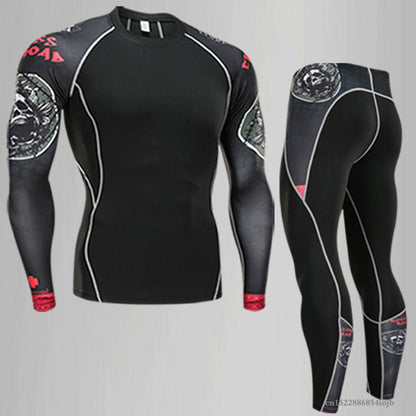 Compression Shirt + Pants Skin-Tight Suit