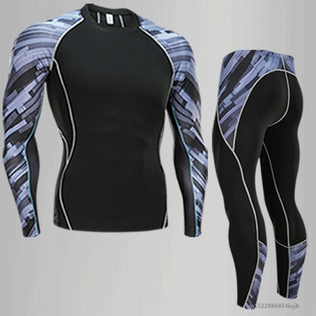Compression Shirt + Pants Skin-Tight Suit