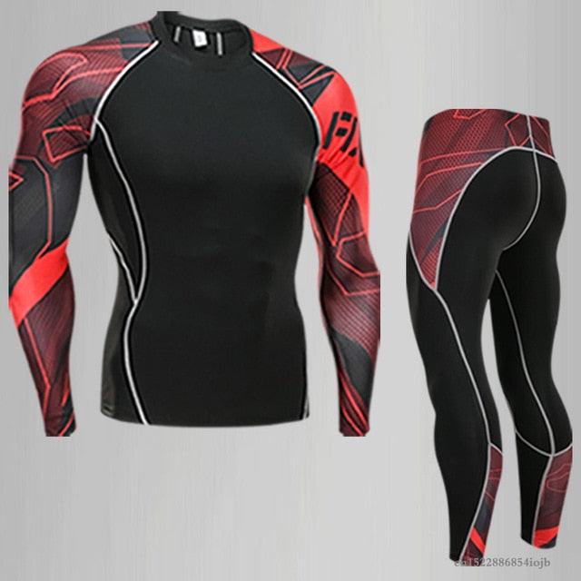 Compression Shirt + Pants Skin-Tight Suit