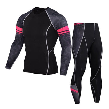 Compression Shirt + Pants Skin-Tight Suit