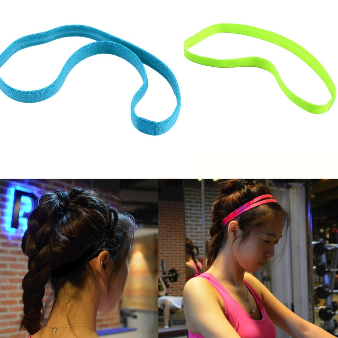 Anti-slip Elastic Rubber Sweatband