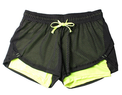 Blesskiss Yoga Shorts Women Fitness Top Spandex Neon Elastic Lulu Running Workout Short Leggings For Ladies Gym Sport Shorts