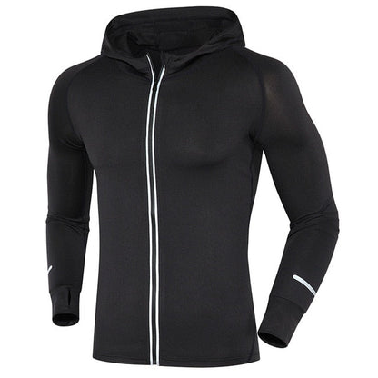 Zipper Elastic Running Jacket
