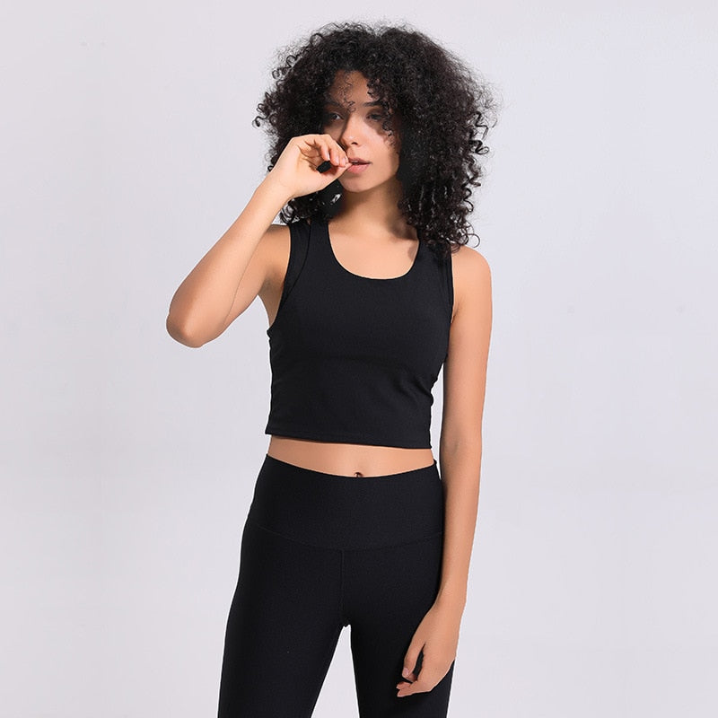 Racerback Tank Hollow Out