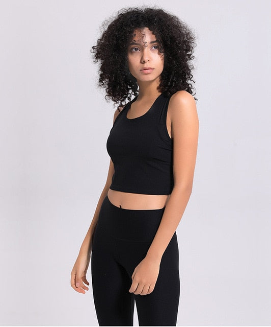 Racerback Tank Hollow Out