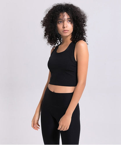 Racerback Tank Hollow Out