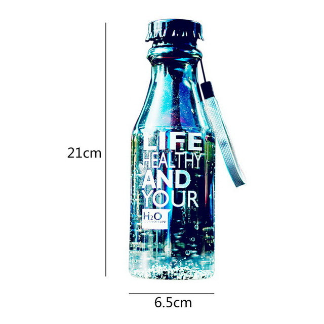 Unbreakable Frosted Leak-proof Plastic Bottle