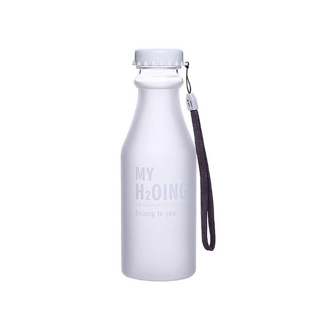 Unbreakable Frosted Leak-proof Plastic Bottle