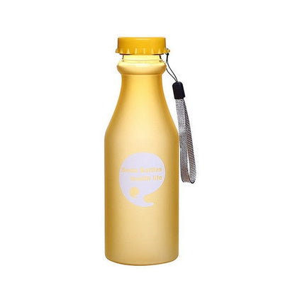 Unbreakable Frosted Leak-proof Plastic Bottle